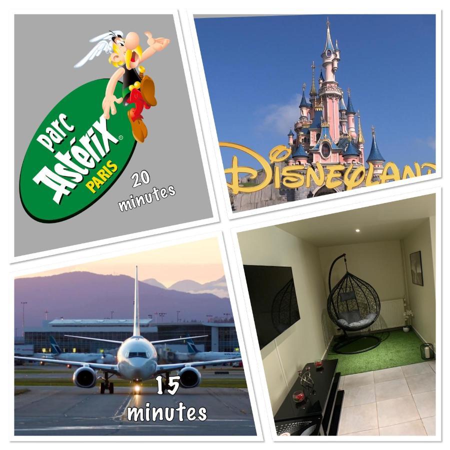 Appartement cosy proche Roissy CDG Astérix DisneyLand Paris Goussainville  Extérieur photo